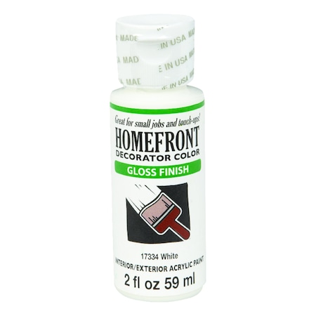 Homefront Homefront Gloss White Hobby Paint 2 oz 17334